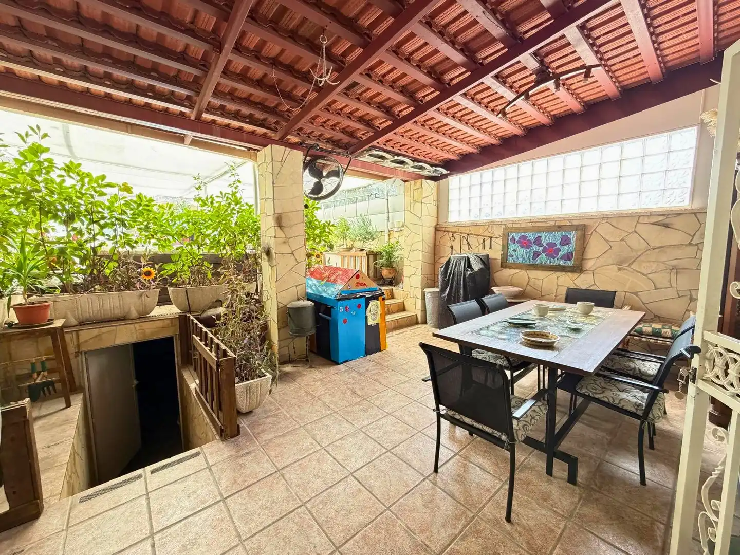 Terraza de Casa o chalet en venta en Rivas-Vaciamadrid con Aire acondicionado, Calefacción y Jardín privado