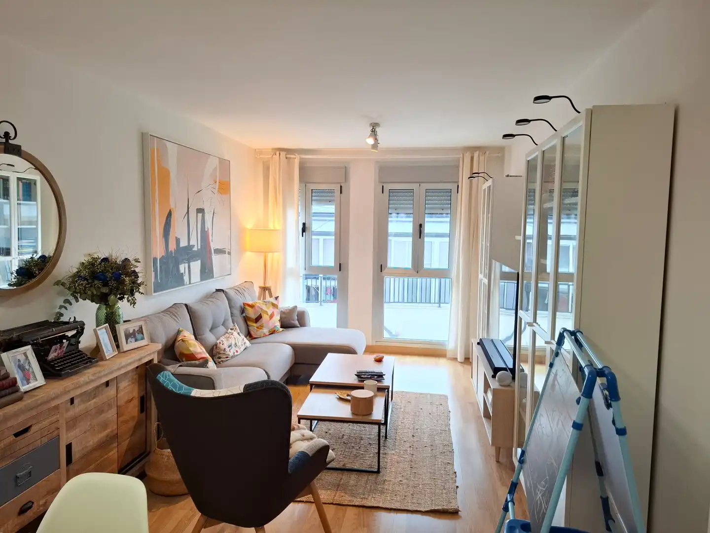 Living room of Flat for sale in Viveiro  with Heating, Storage room and Furnished