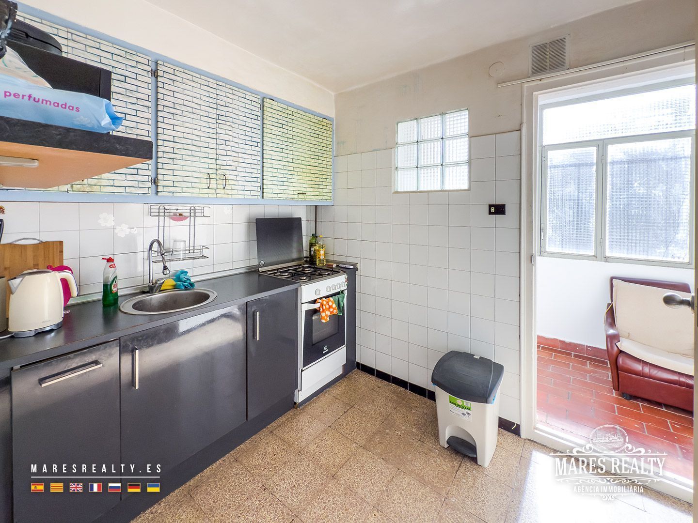 Kitchen of Flat for sale in Mataró  with Heating