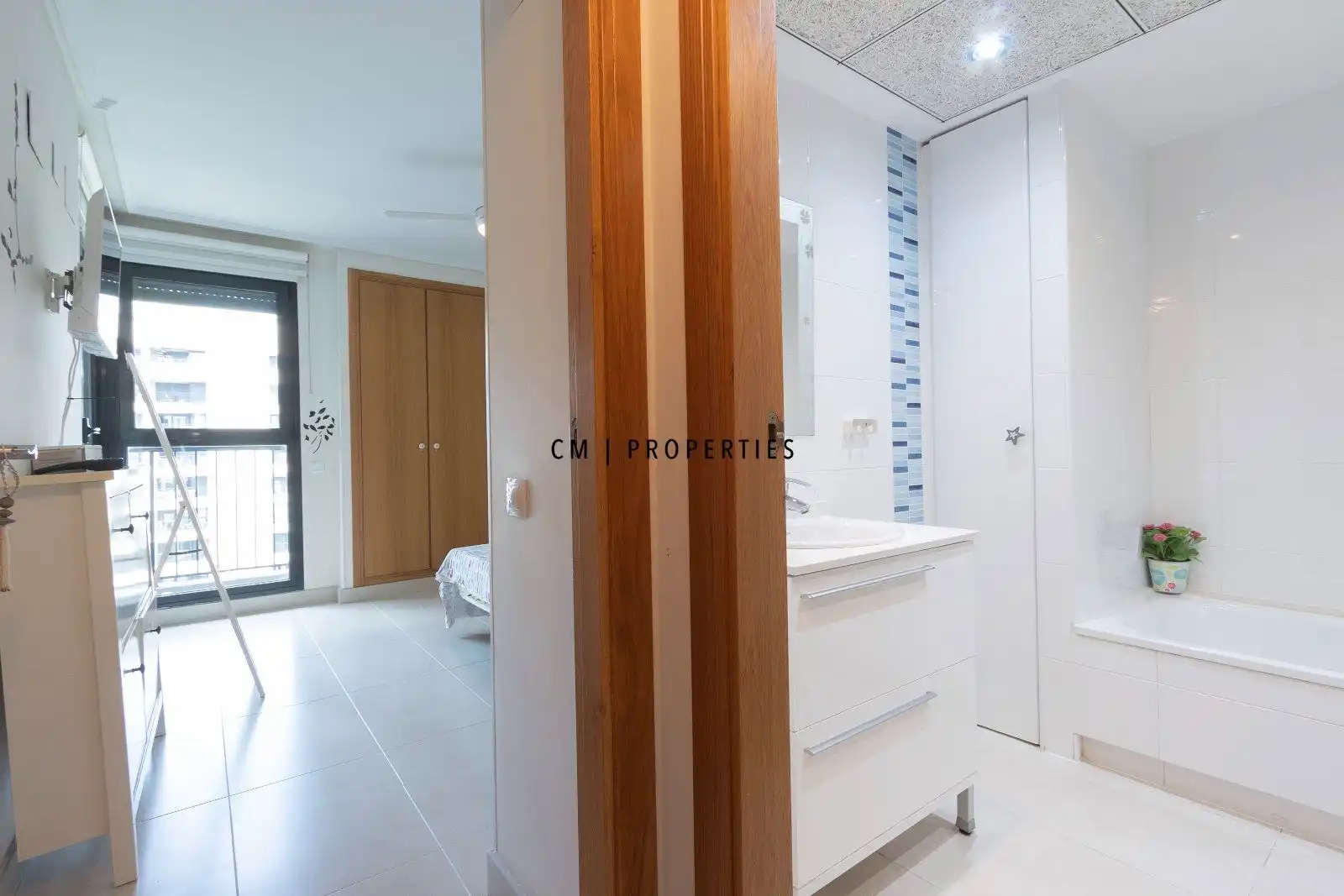 Bedroom of Flat for rent in Alboraya  with Air Conditioner, Terrace and Swimming Pool