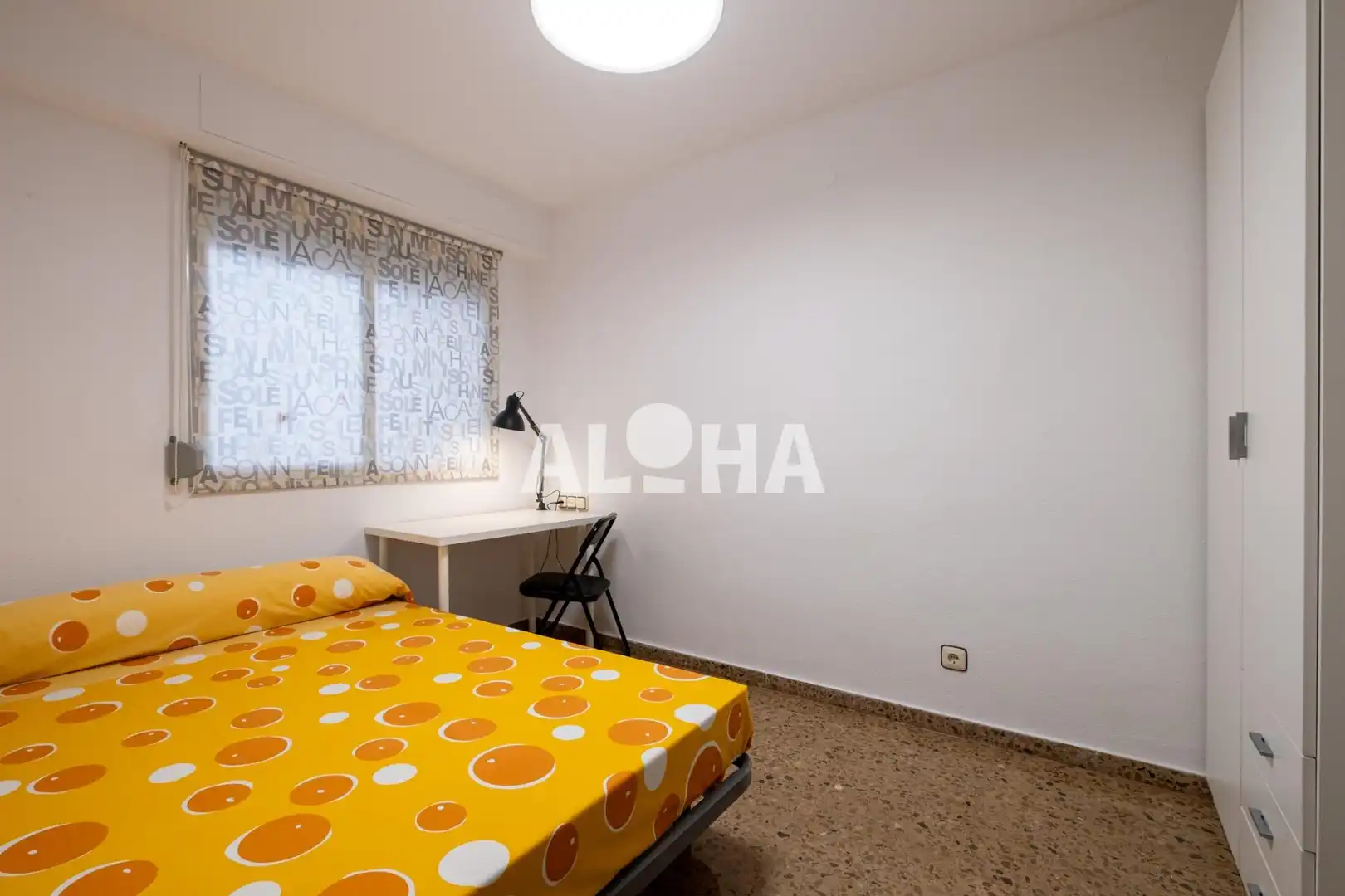 Bedroom of Flat for rent in Moncada  with Air Conditioner, Furnished and Balcony