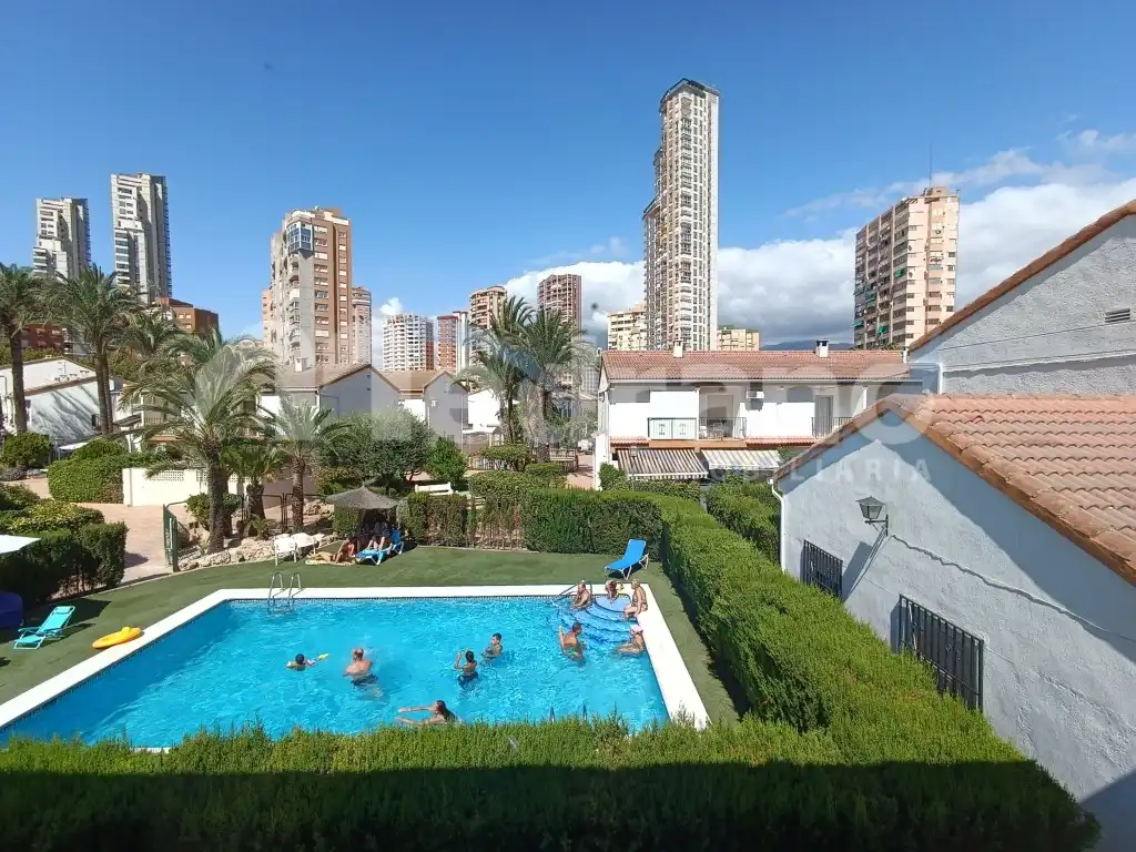 Swimming pool of Houses for rent in Benidorm  with Air Conditioner, Swimming Pool and Furnished