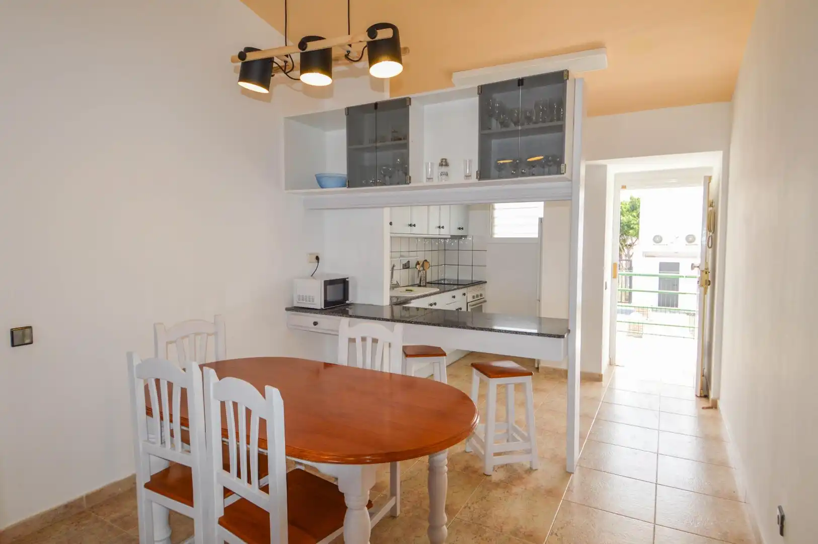 Cocina de Apartamento en venta en Mogán con Aire acondicionado, Terraza y Amueblado