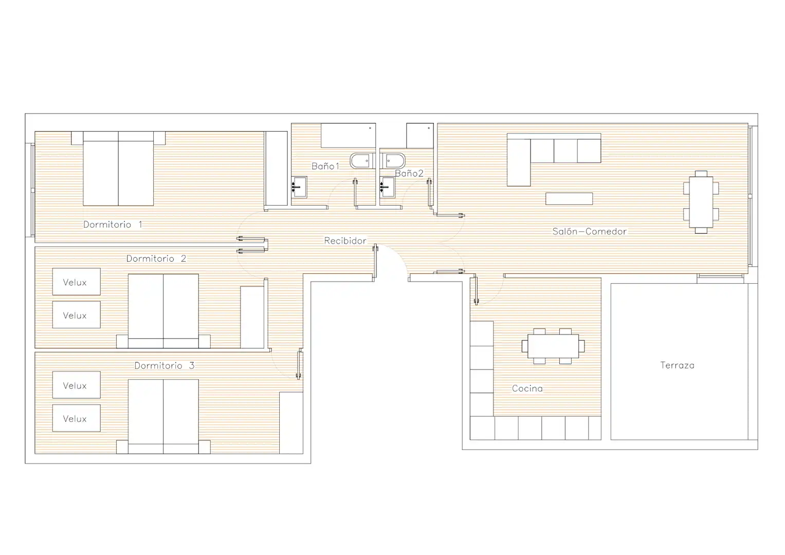Penthouse with lift for sale in Manuel Iradier Kalea, imagen 2