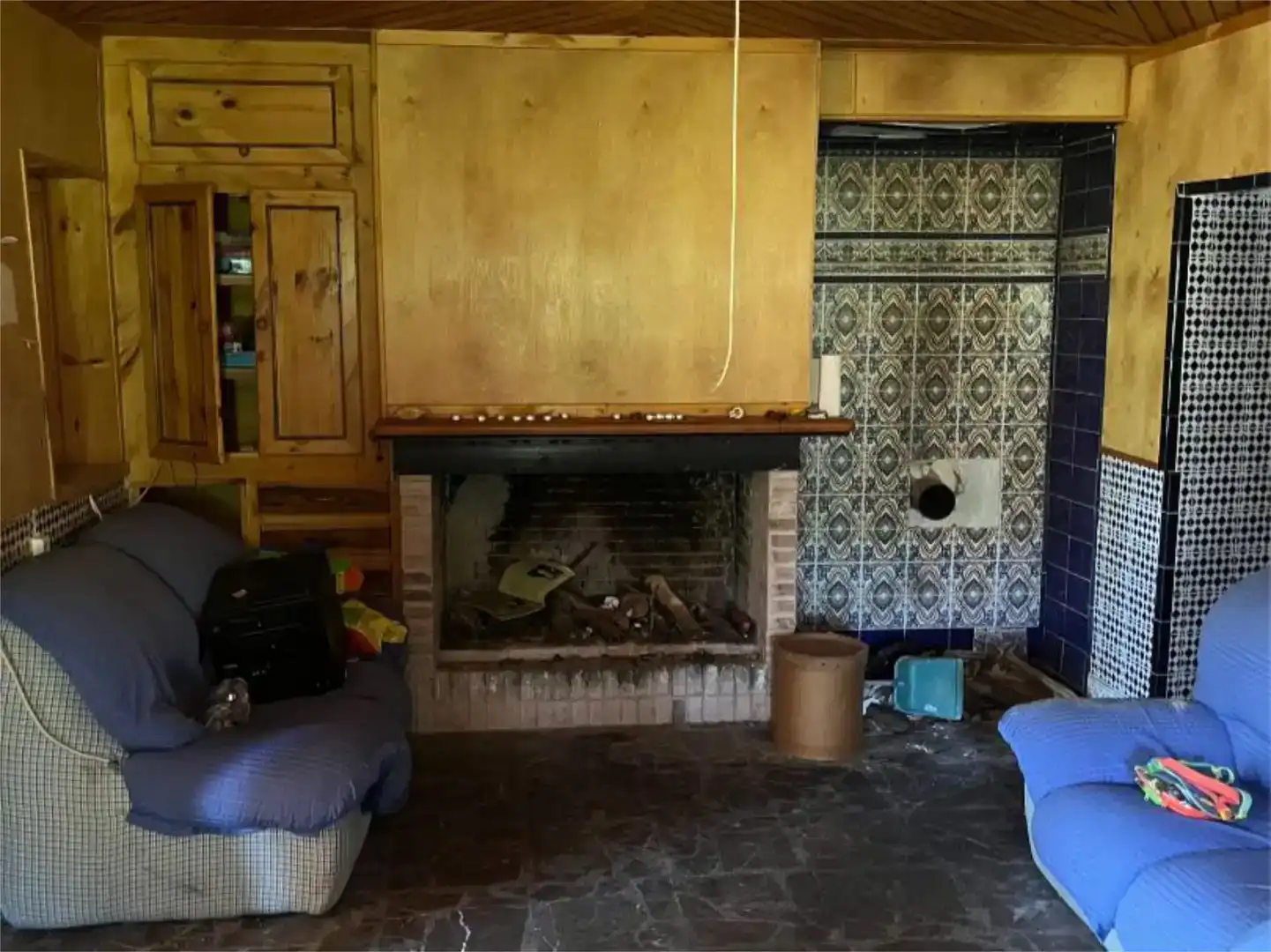 Sala d'estar de Pis en venda en Penàguila amb Jardí privat, Traster i Piscina