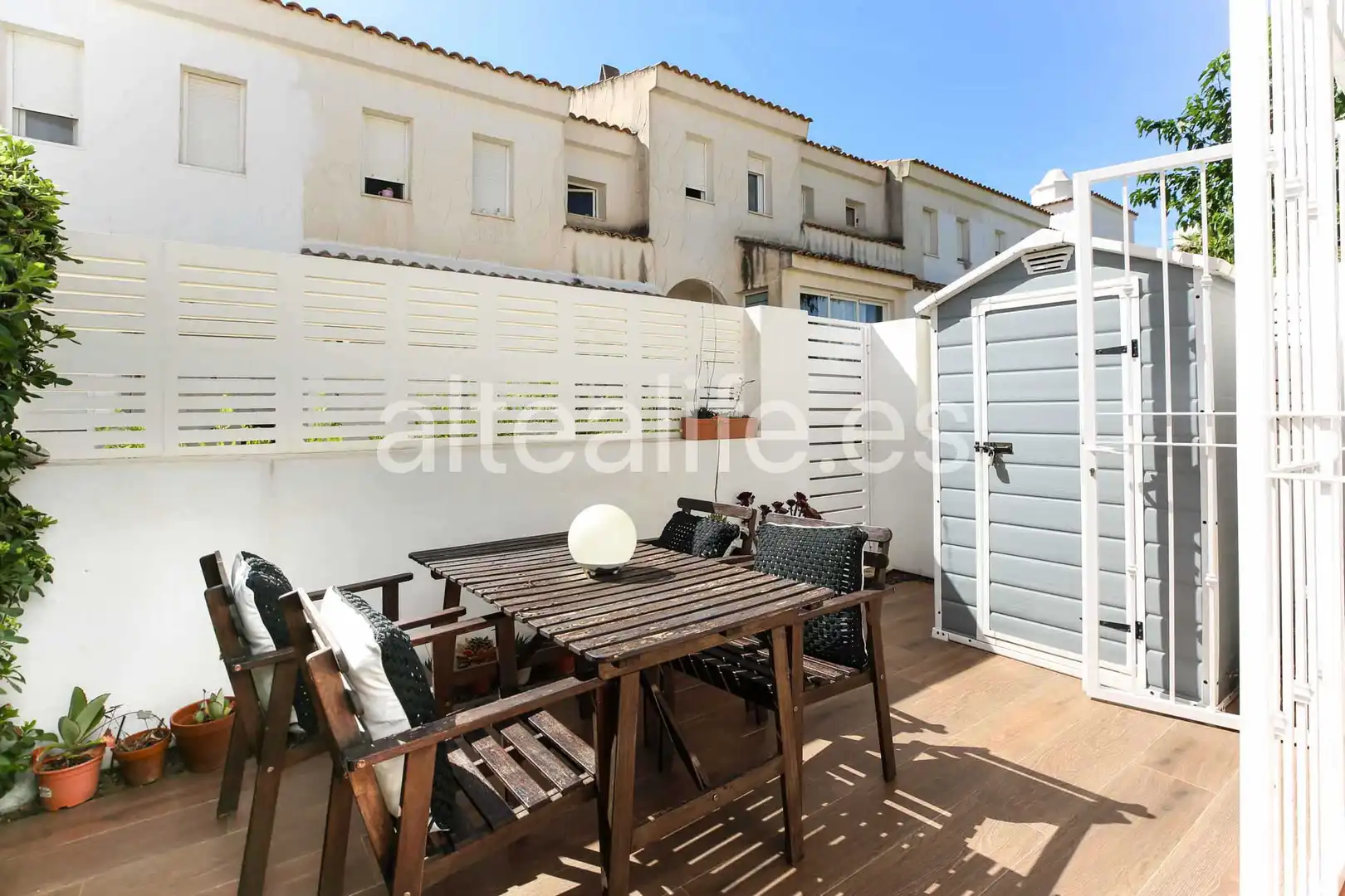 Terrassa de Casa adosada en venda en La Nucia amb Terrassa i Piscina comunitària