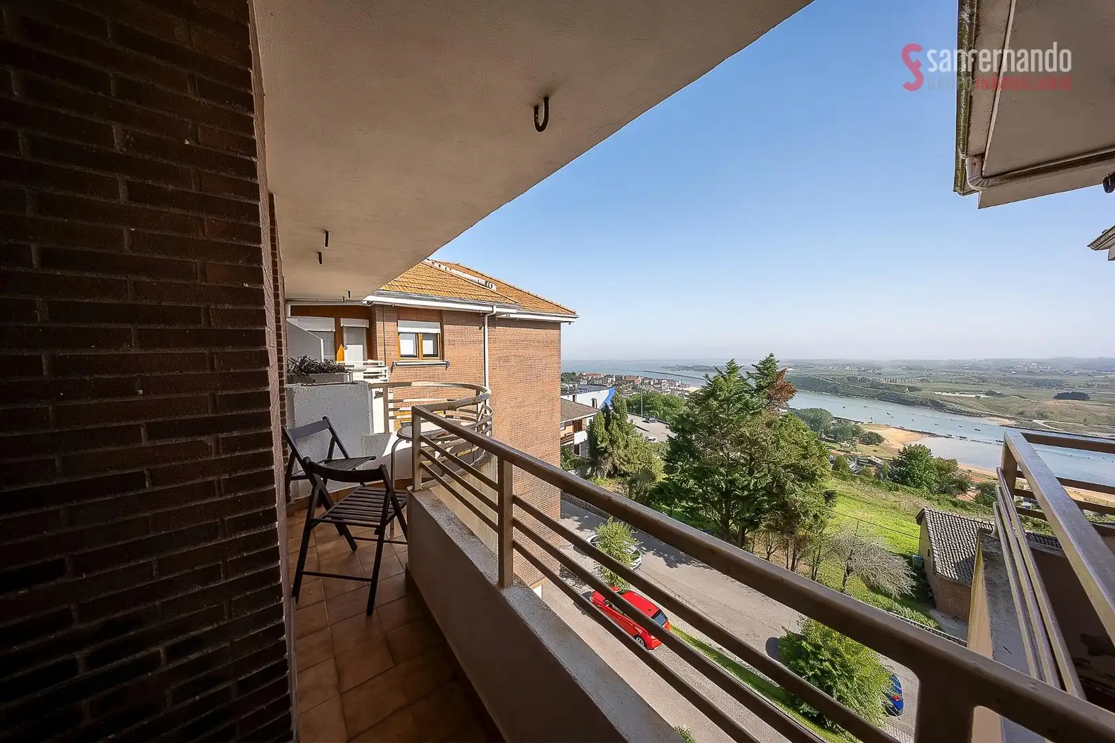 Terrasse von Wohnung zum Verkauf in Suances mit Heizung und Terrasse