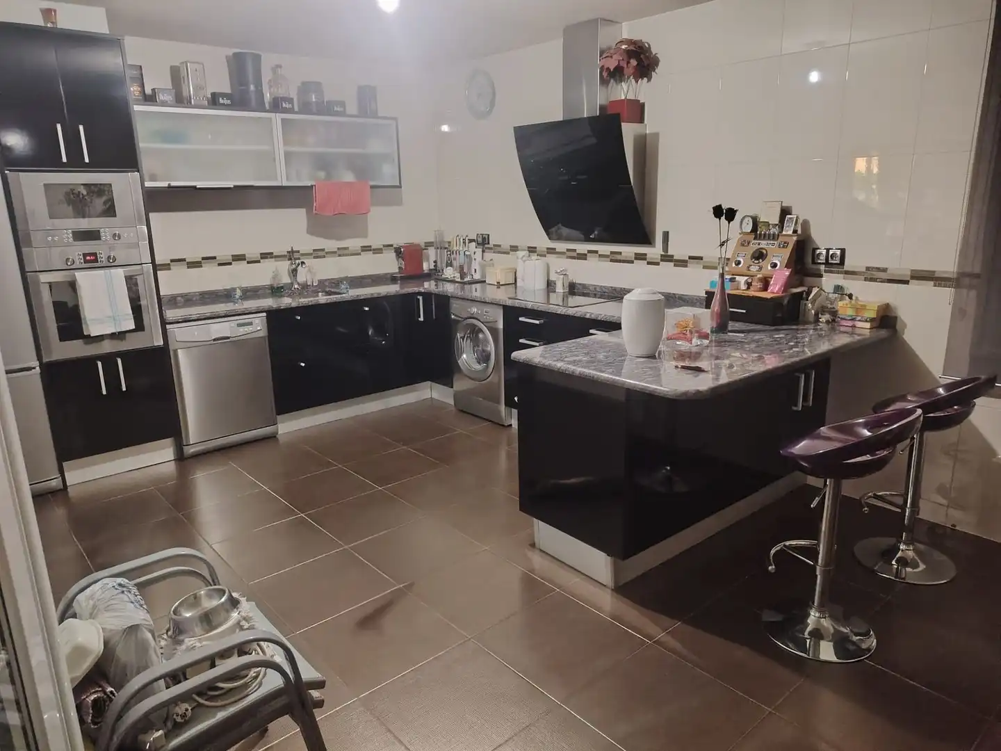 Cuina de Casa o xalet en venda en Nuez de Ebro amb Calefacció, Terrassa i Traster