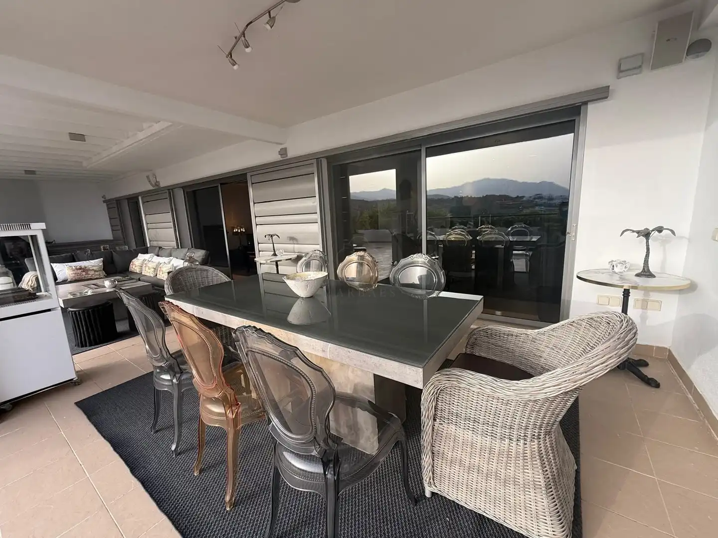 Terrace of Apartments for rent in Benahavís  with Air Conditioner, Terrace and Swimming Pool