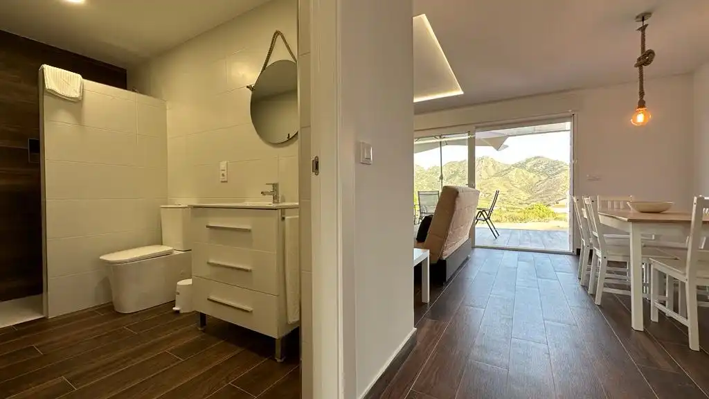Bathroom of Country homes for rent in Cartagena  with Air Conditioner, Heating and Private garden