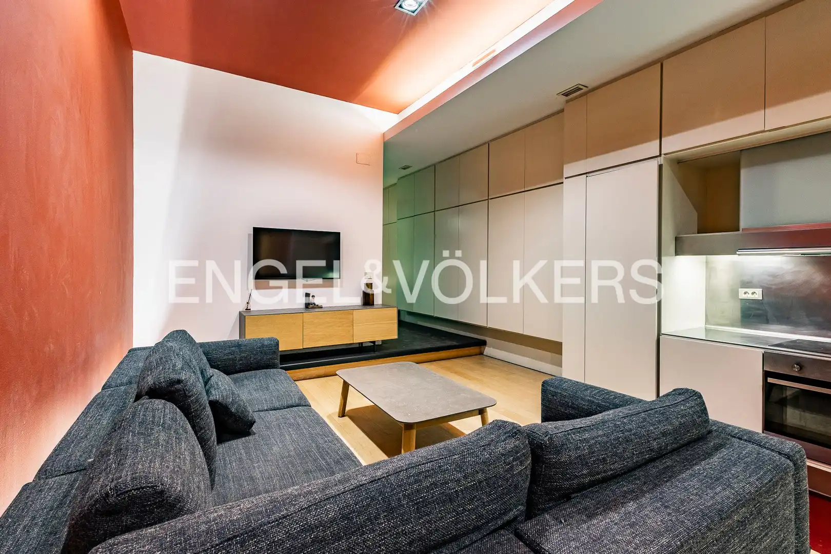 Sala de estar de Piso en venta en Barcelona con Aire acondicionado, Calefacción y Parquet
