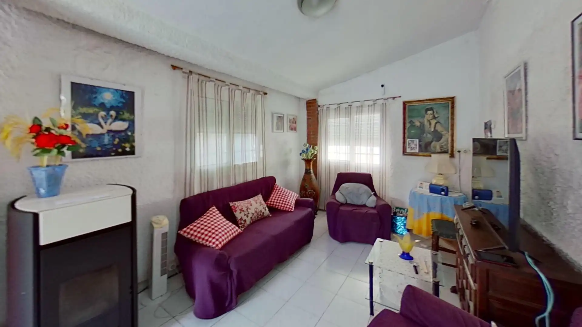 Sala d'estar de Casa o xalet en venda en Vinaròs amb Jardí privat, Terrassa i Traster