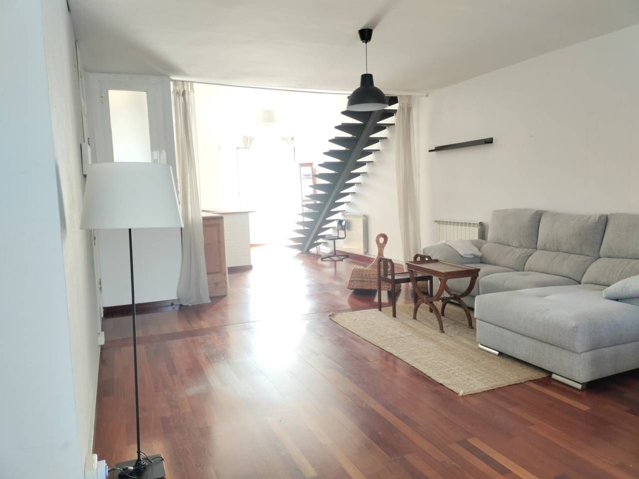 Living room of Attic for sale in Sabadell  with Heating, Parquet flooring and Terrace