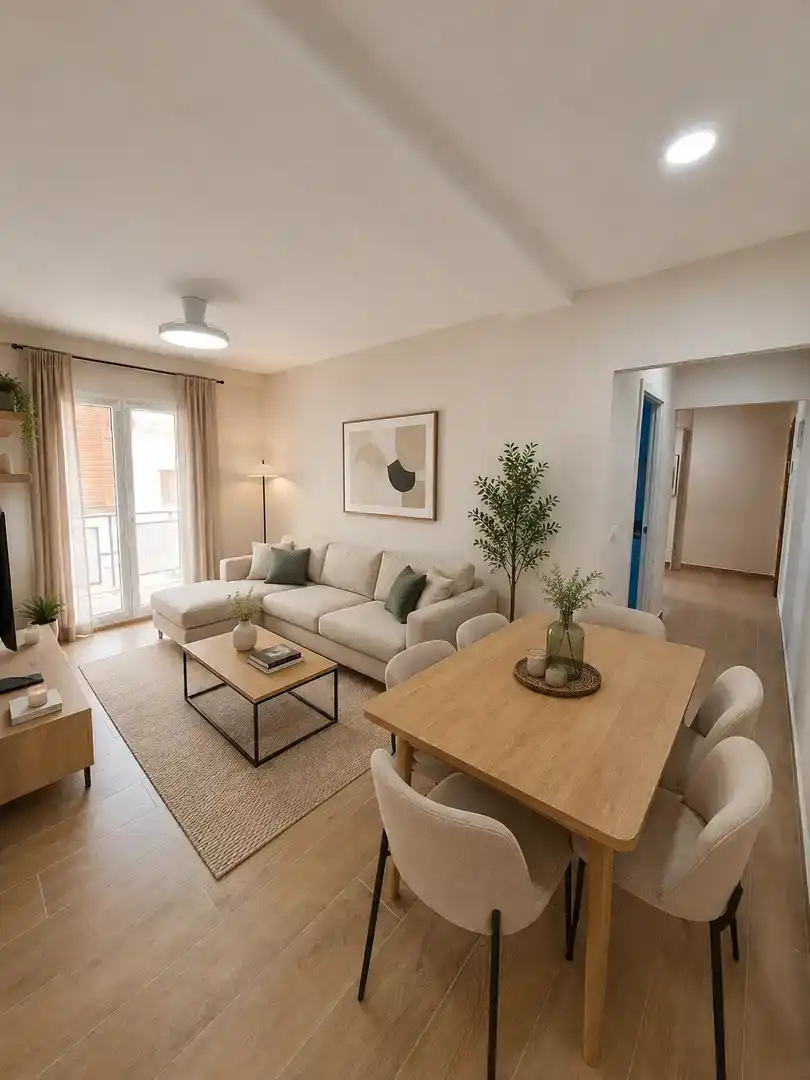 Sala d'estar de Pis en venda en  Valencia Capital amb Aire condicionat i Balcó