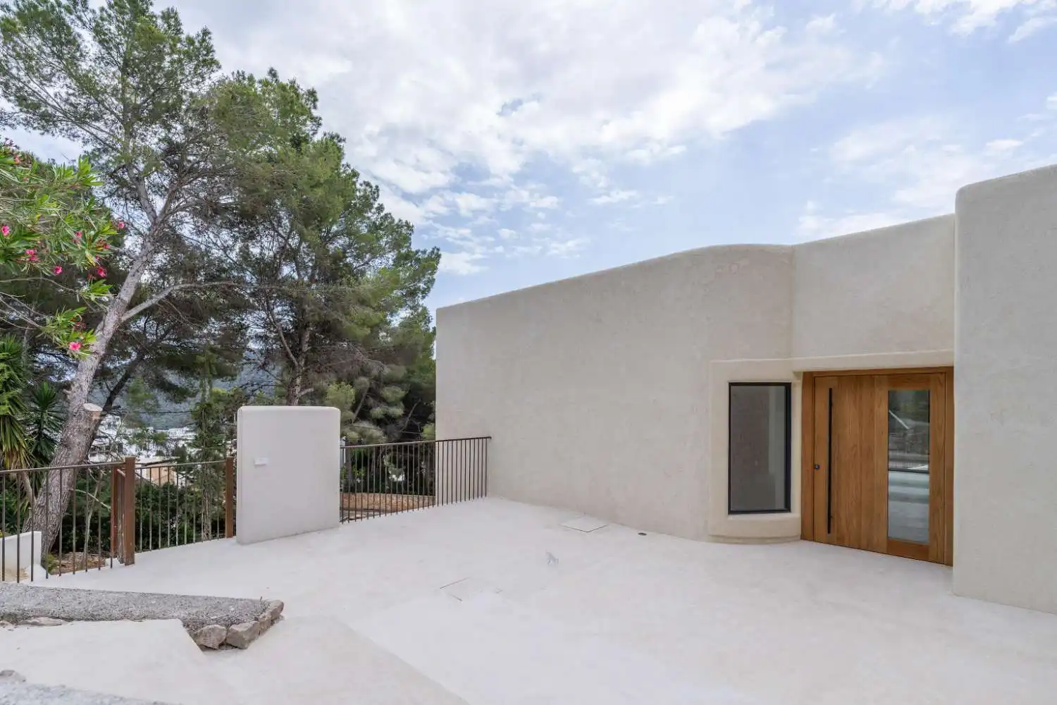 Vista exterior de Casa o chalet en venta en Santa Eulària des Riu con Aire acondicionado, Calefacción y Piscina