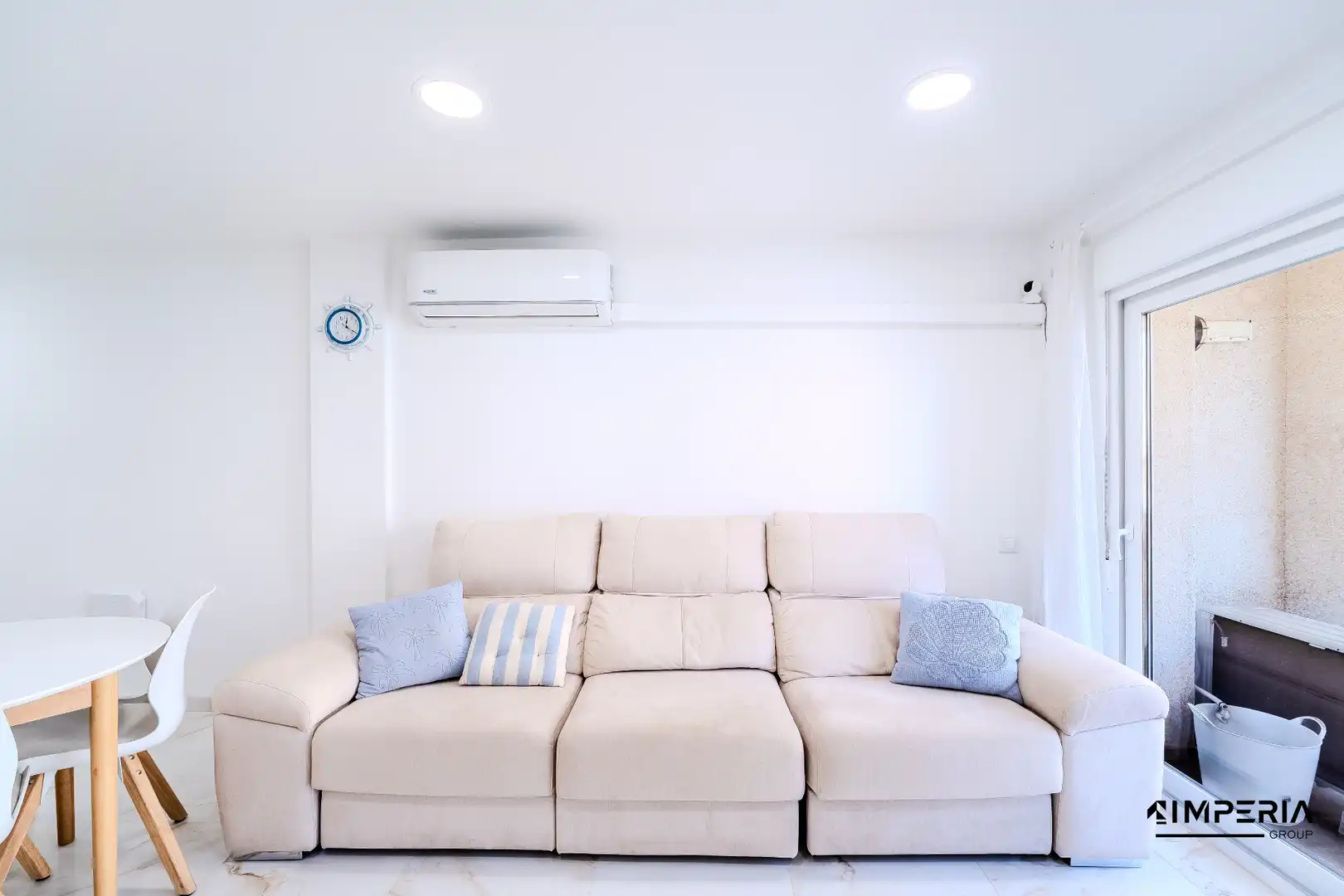 Sala de estar de Piso en venta en Alcanar con Aire acondicionado, Calefacción y Terraza