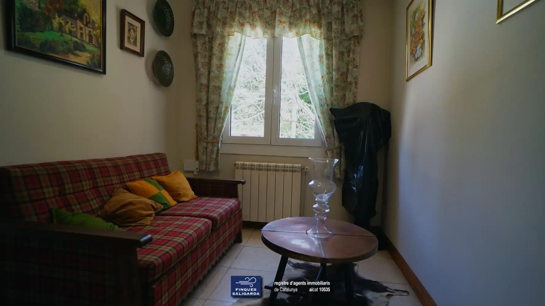 Sala d'estar de Casa o xalet en venda en Tagamanent amb Calefacció, Terrassa i Traster