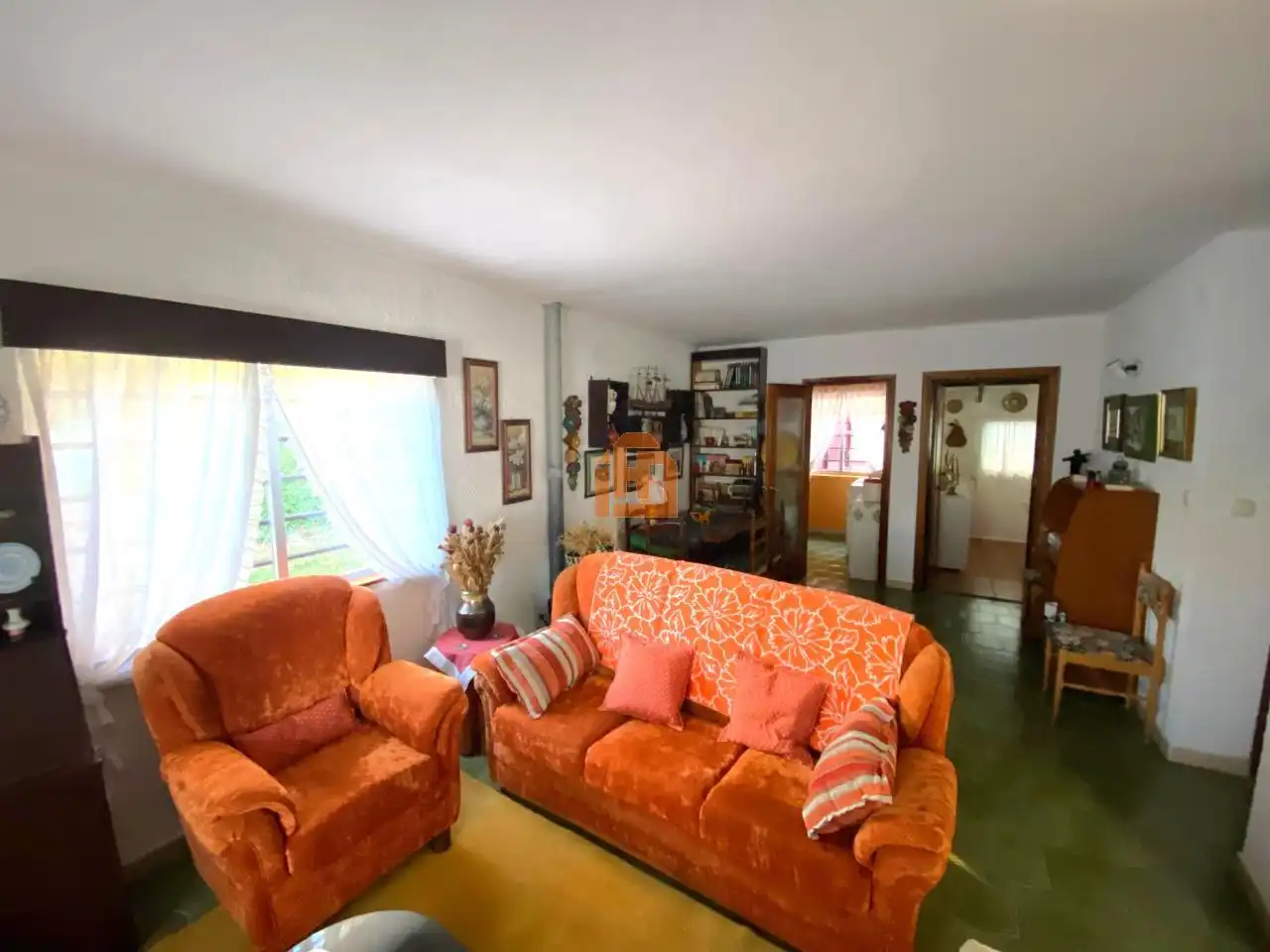 Sala de estar de Casa o chalet en venta en Cuadros con Jardín privado, Trastero y Amueblado