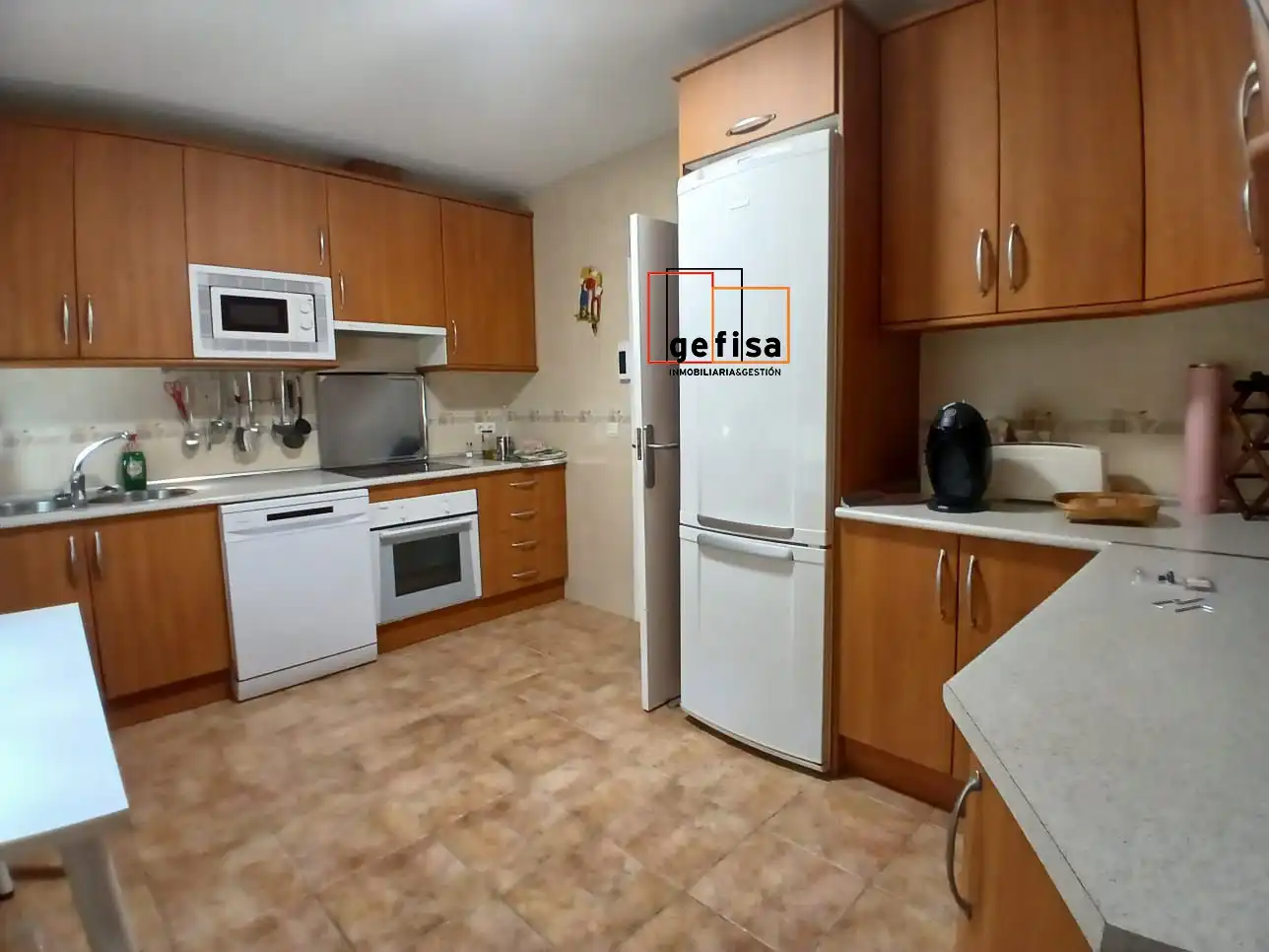 Cocina de Casa o chalet en venta en Santa Cruz de Mudela con Aire acondicionado, Calefacción y Terraza
