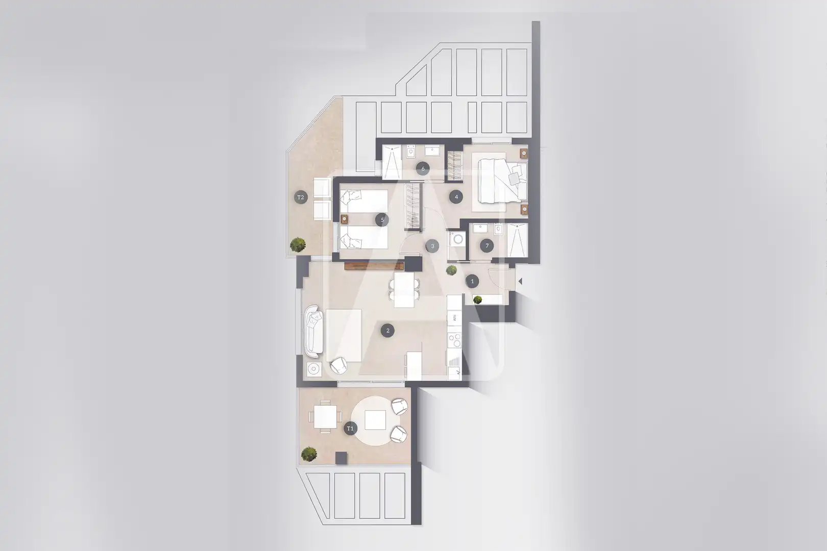 Apartment mit Pool zum Verkauf in Marisol Park - Ortembach - Los Almendros, imagen 9