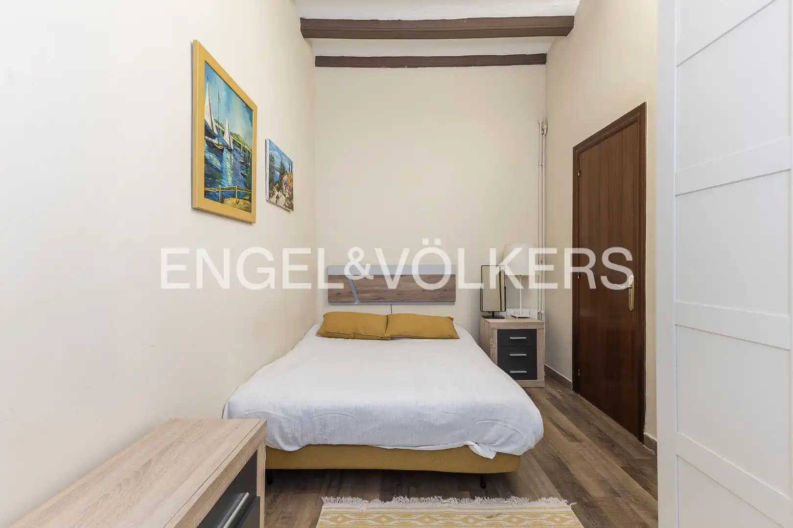Schlafzimmer von Wohnung zum Verkauf in Barcelona mit Heizung und Terrasse