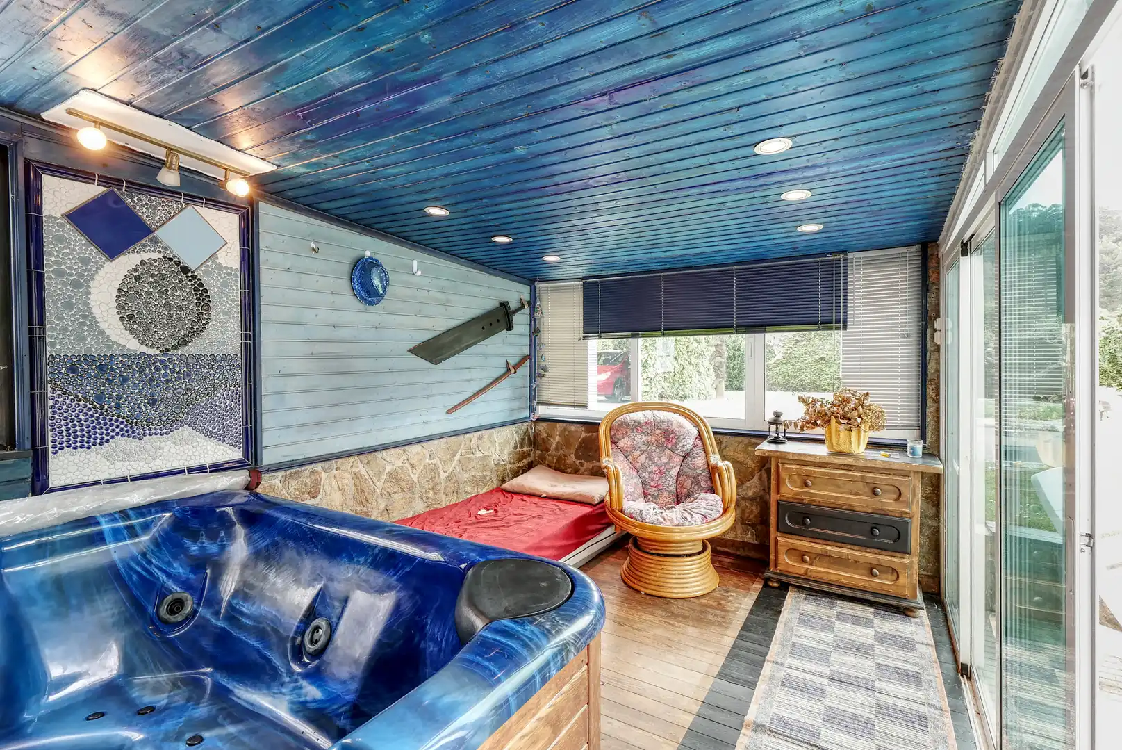 Sala de estar de Casa o chalet en venta en Culleredo con Calefacción, Jardín privado y Terraza