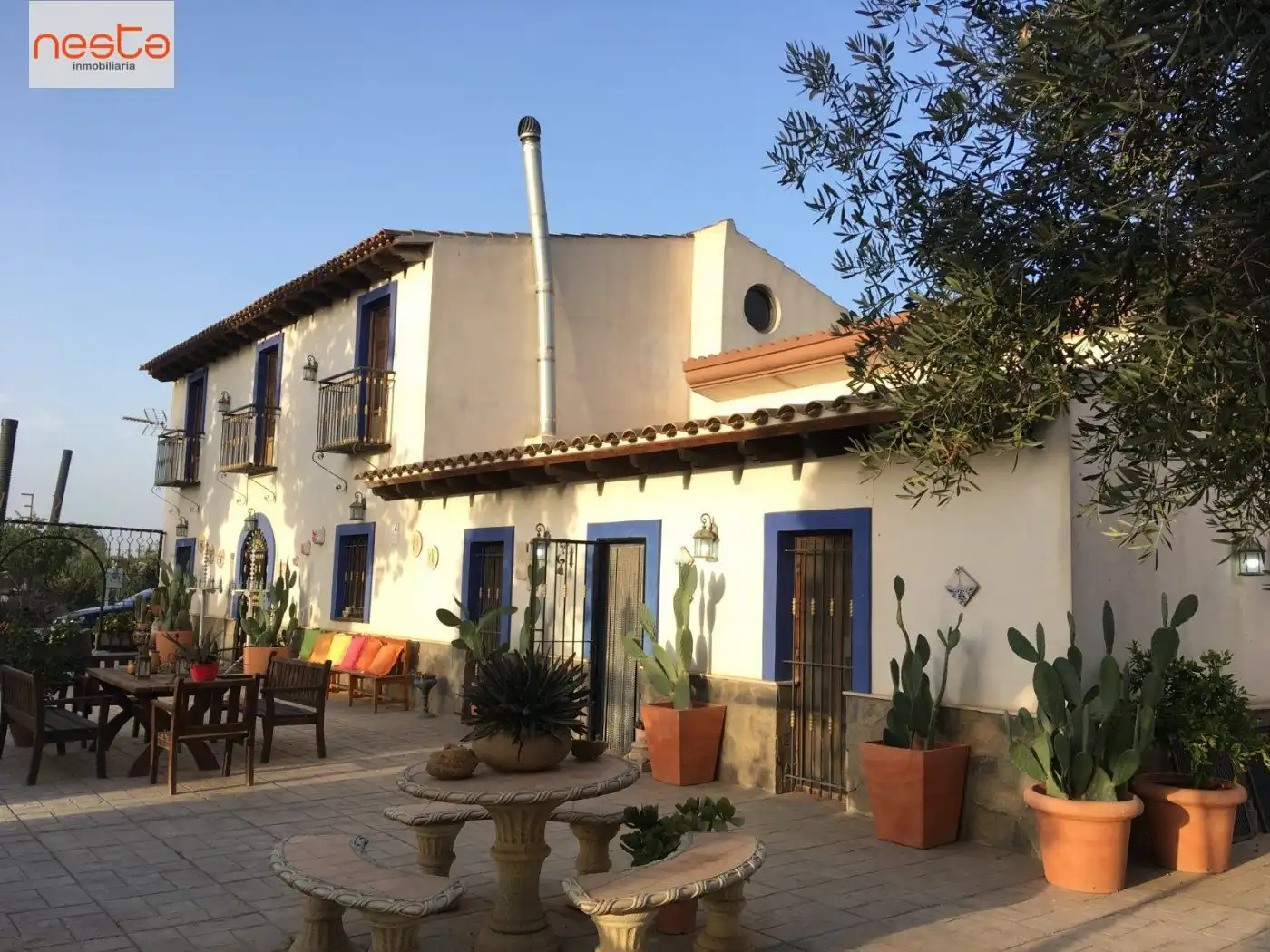 Vista exterior de Finca rústica en venda en Lorca amb Aire condicionat, Jardí privat i Moblat