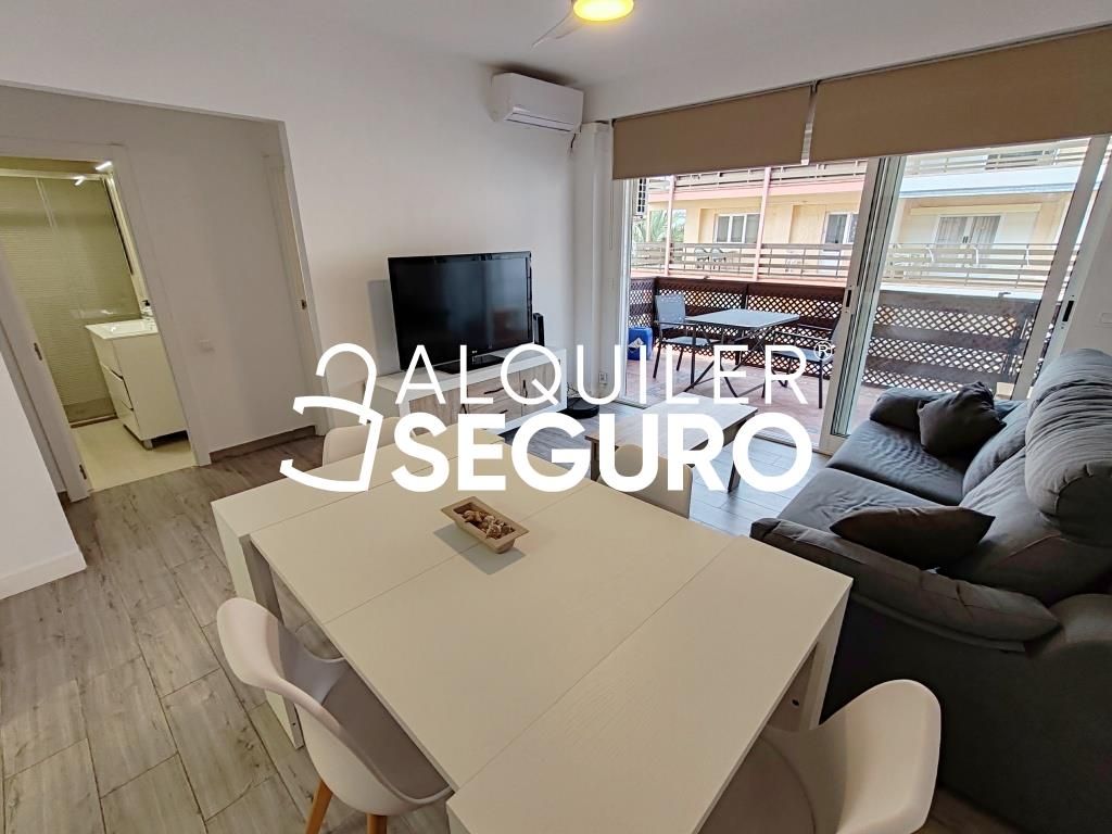 Living room of Flat to rent in El Campello  with Air Conditioner, Terrace and Swimming Pool