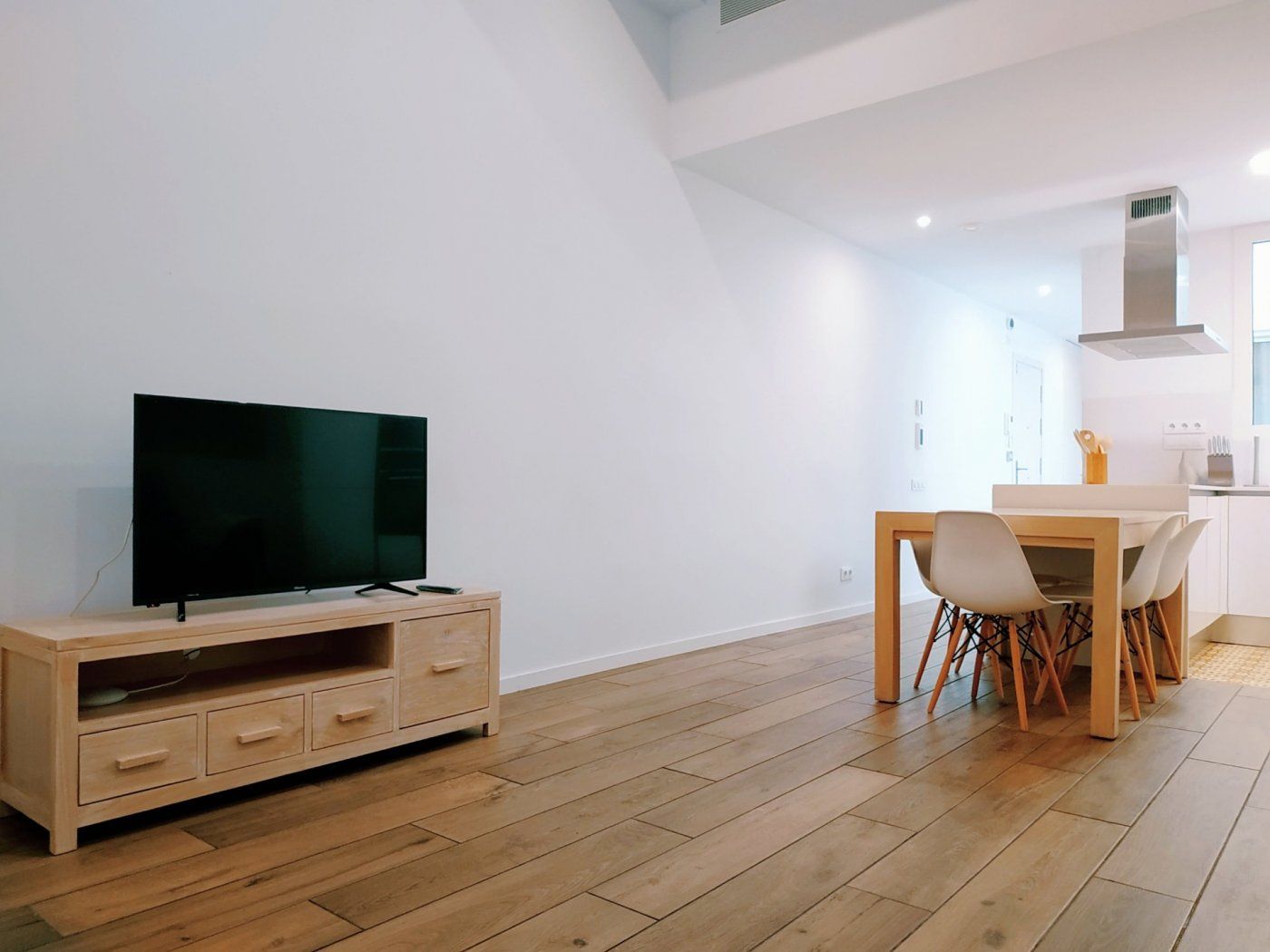 Living room of Planta baja to rent in  Barcelona Capital  with Air Conditioner, Heating and Parquet flooring
