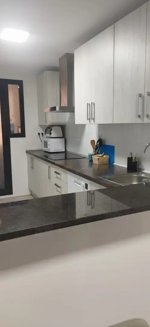 Cocina de Piso de alquiler en Roquetas de Mar con Aire acondicionado, Calefacción y Terraza
