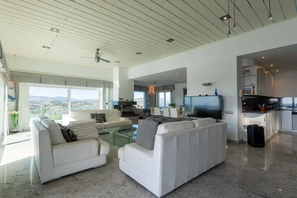Living room of Houses for sale in Moraira  with Private garden and Swimming Pool