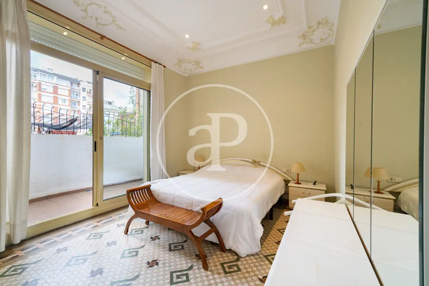 Bedroom of Flat for sale in Barcelona  with Heating and Balcony