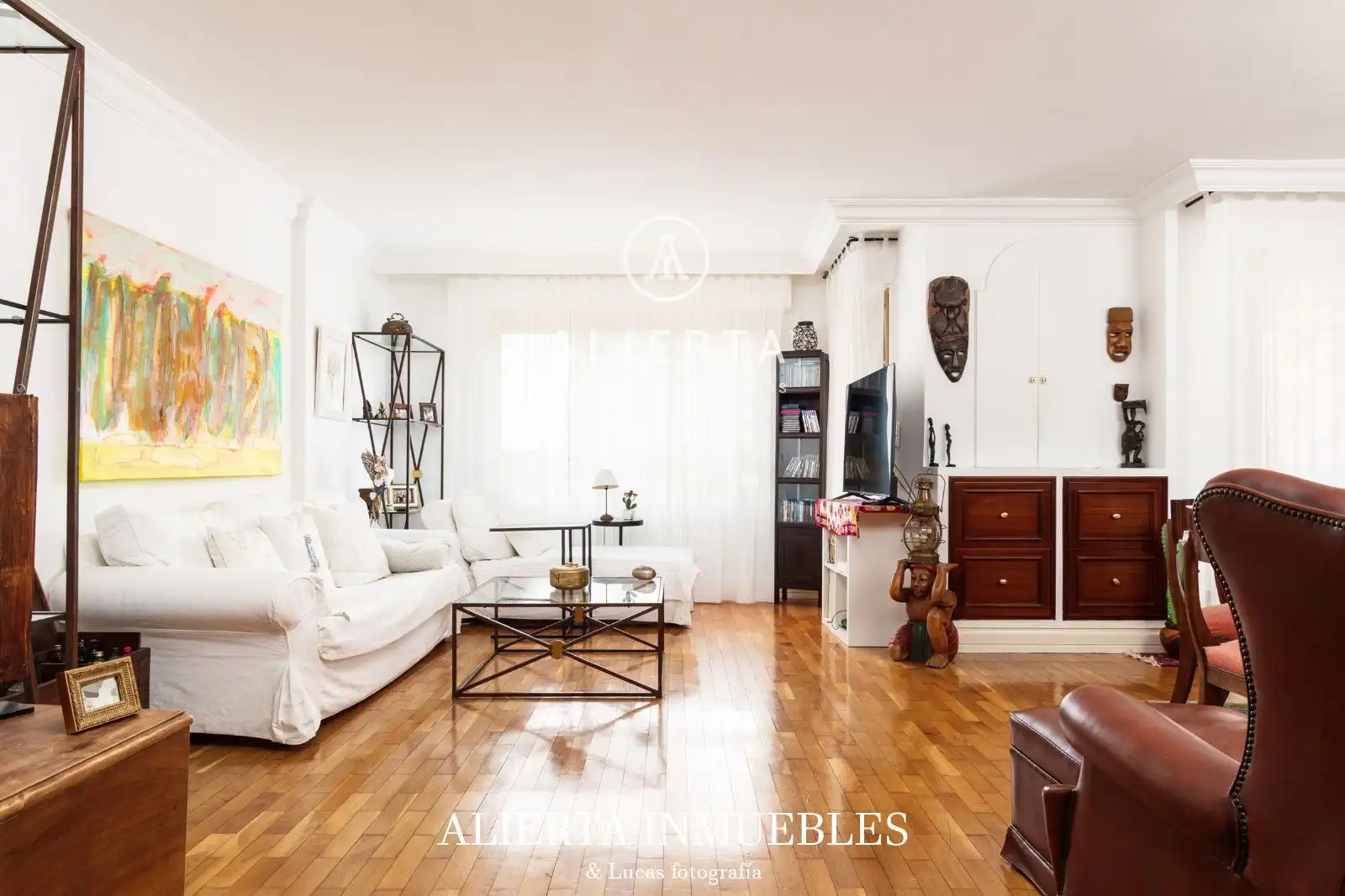 Sala de estar de Piso en venta en Zaragoza con Aire acondicionado, Calefacción y Terraza