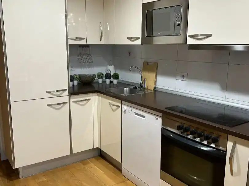 Küche von Wohnung zur Miete in Tudela mit Klimaanlage und Balkon