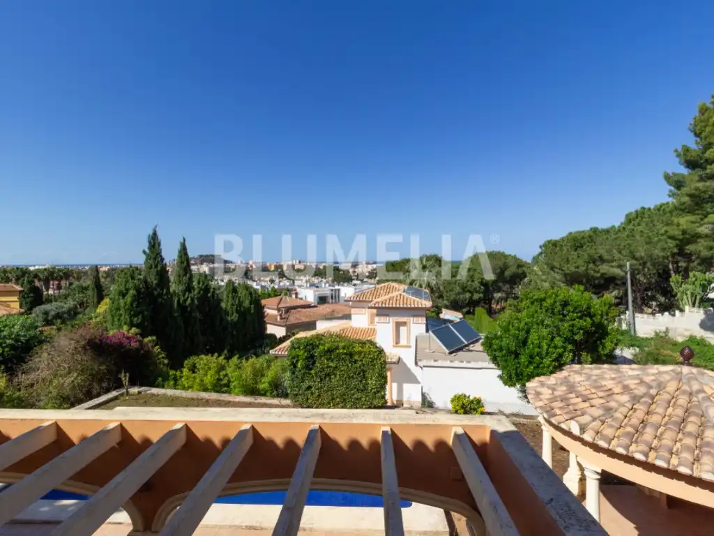 Exterior view of Houses for sale in Dénia  with Air Conditioner, Private garden and Terrace