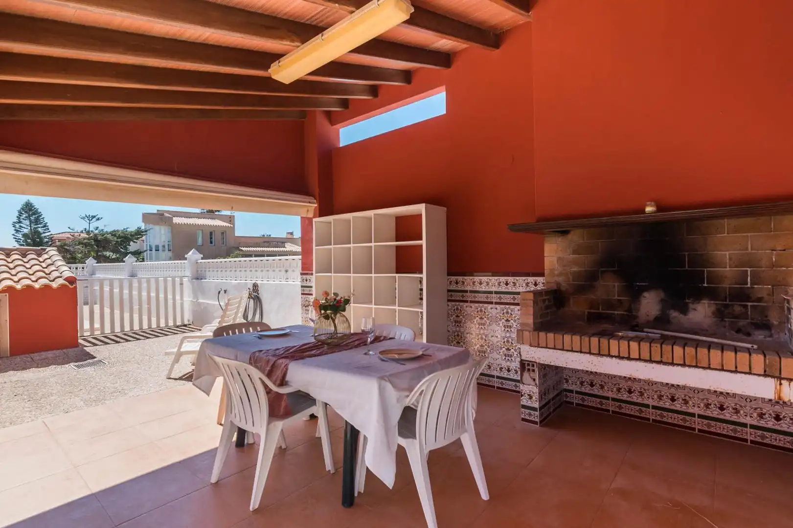 Terraza de Casa o chalet en venta en La Manga del Mar Menor con Aire acondicionado, Calefacción y Jardín privado