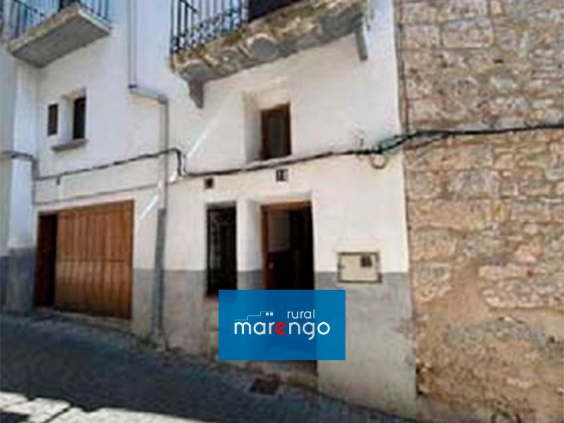 Exterior view of Single-family semi-detached for sale in Villafranca del Cid / Vilafranca  with Terrace, Furnished and Balcony