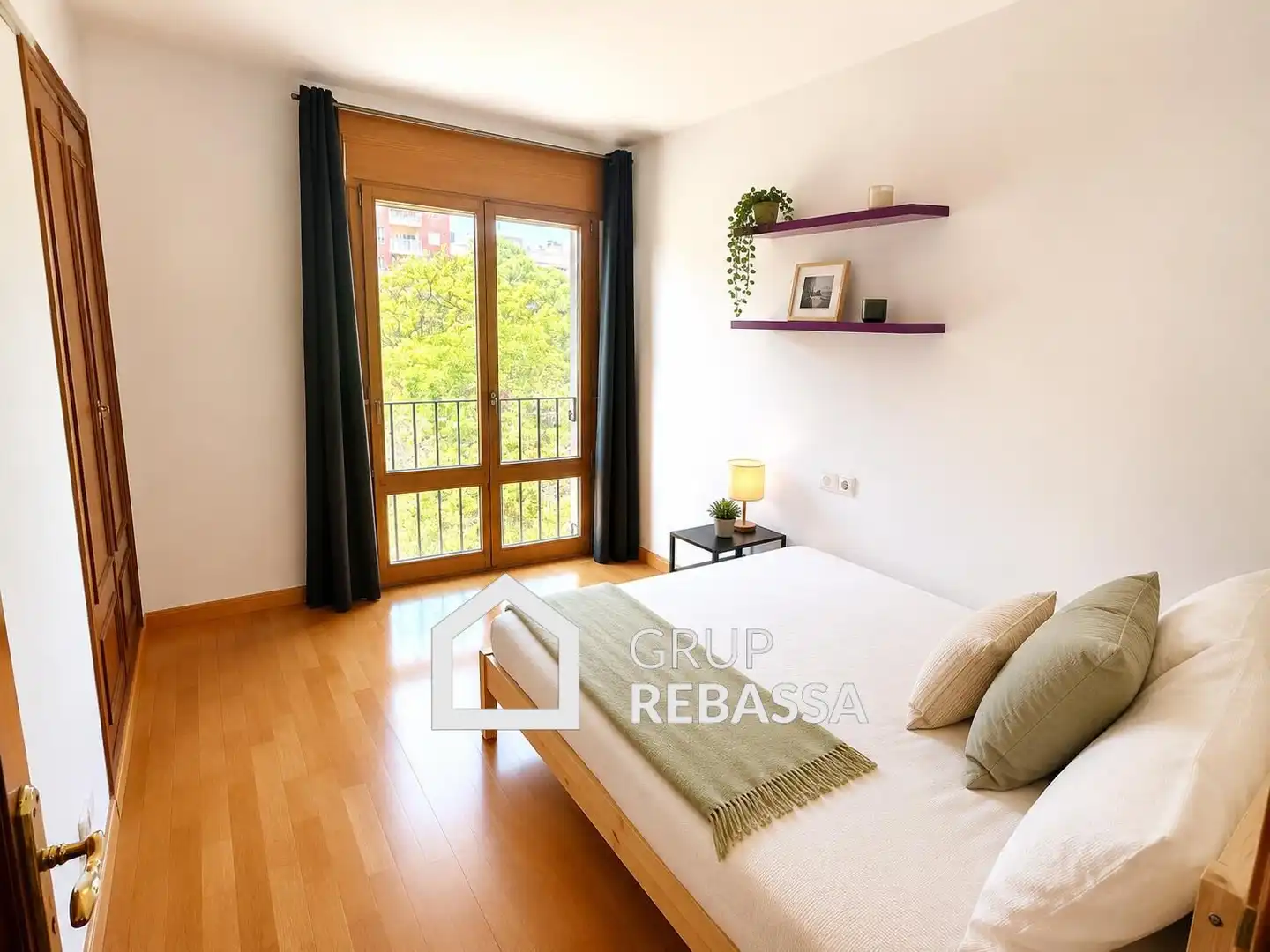 Schlafzimmer von Wohnung zum Verkauf in  Palma de Mallorca mit Klimaanlage, Heizung und Terrasse