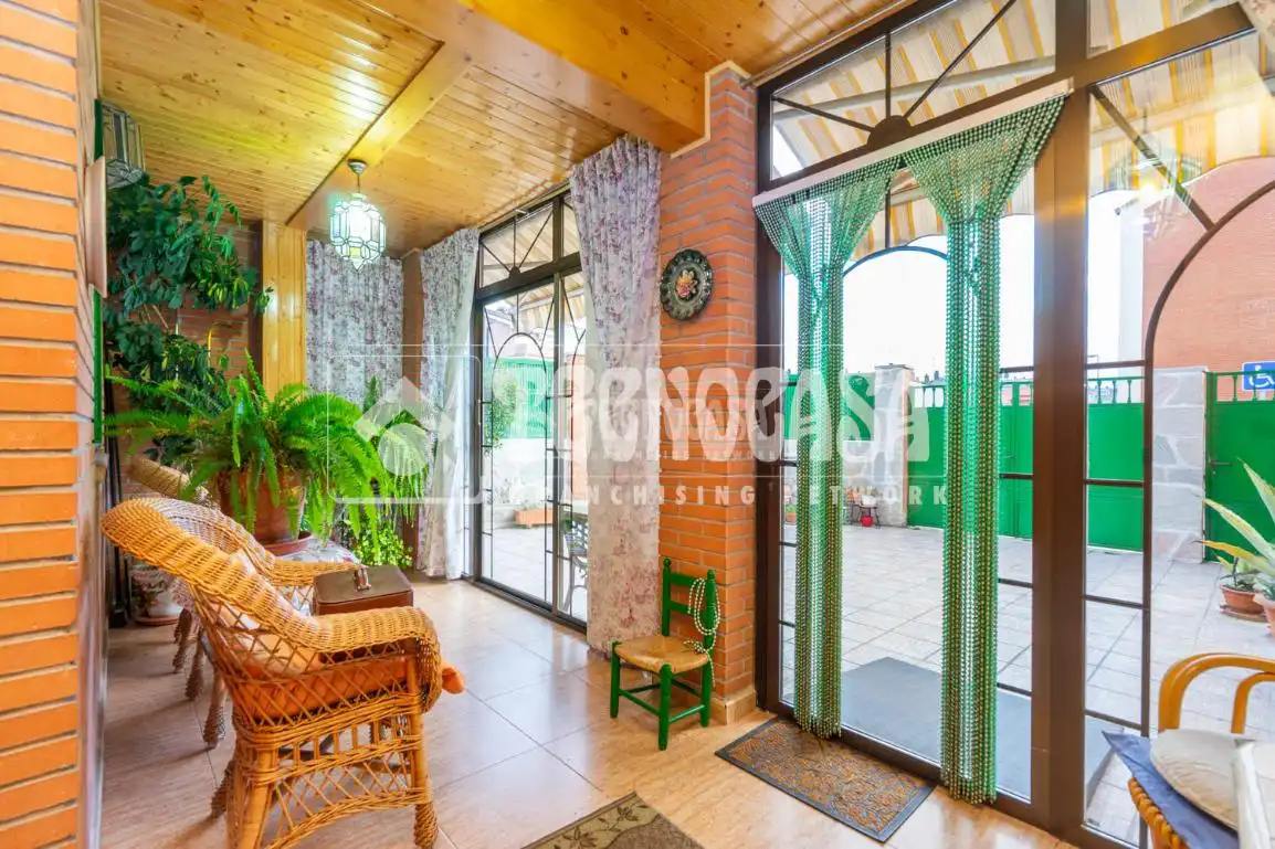 Terraza de Casa adosada en venta en Colmenar Viejo con Calefacción, Jardín privado y Terraza