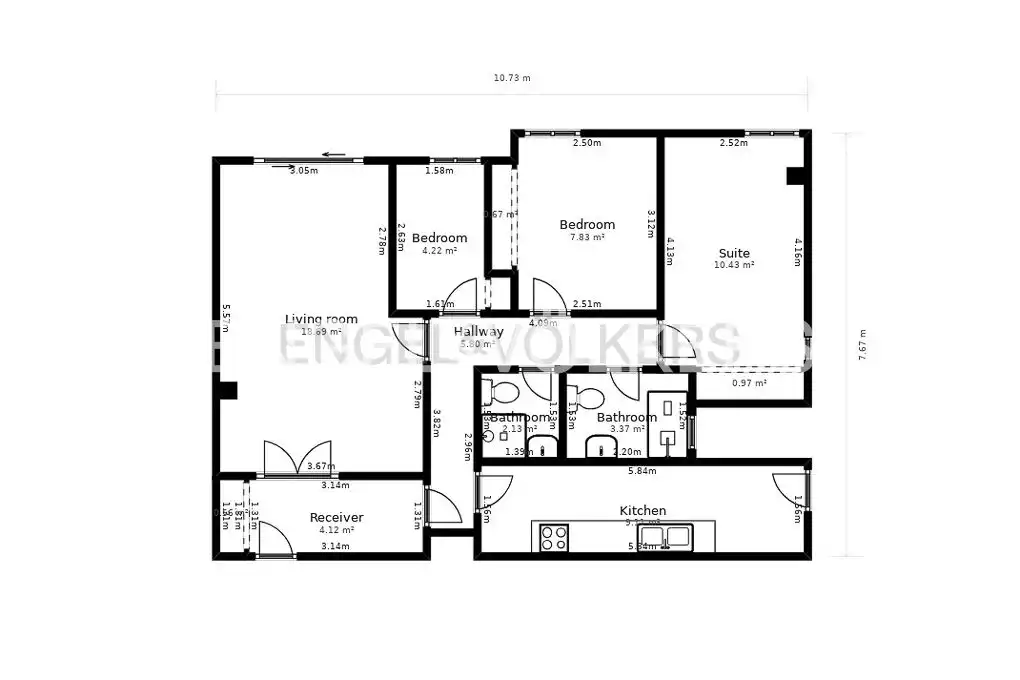 Piso en venta en Valencia con Aire acondicionado, Calefacción y Jardín privado