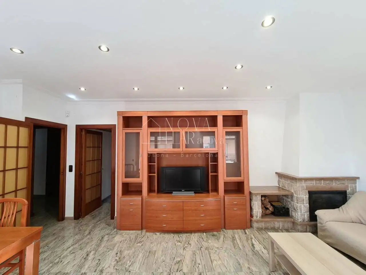 Living room of Flat for sale in Vic  with Heating, Terrace and Balcony
