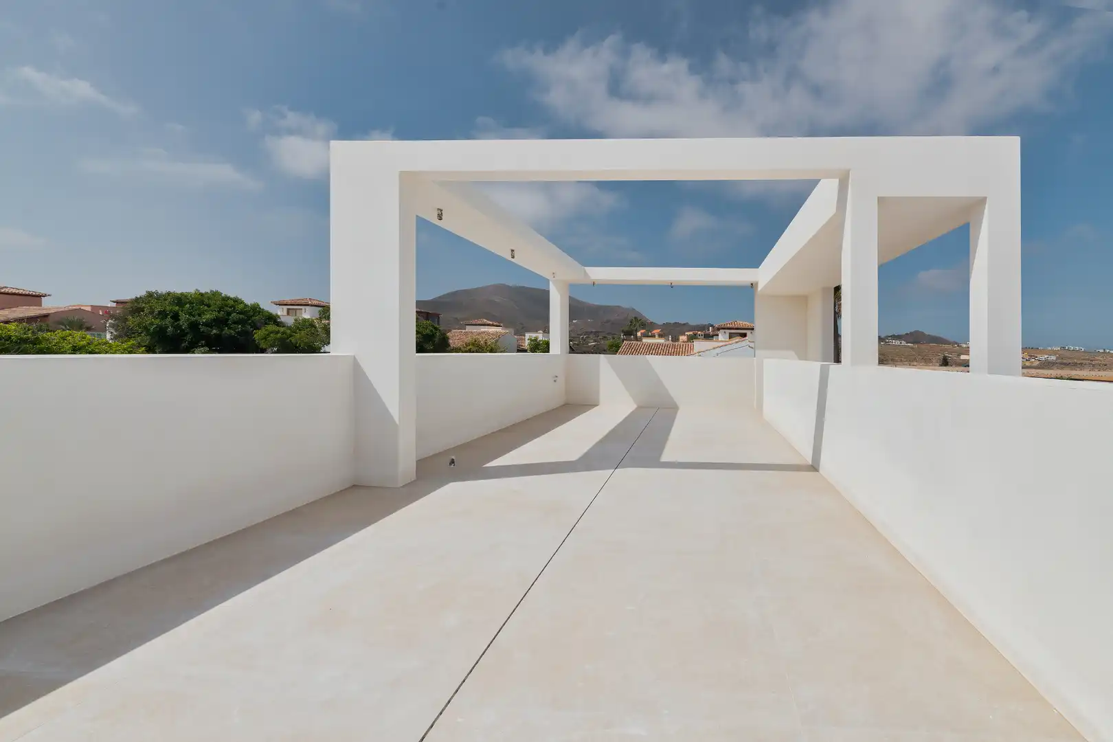 Terrassa de Casa o xalet en venda en La Oliva amb Aire condicionat, Jardí privat i Terrassa