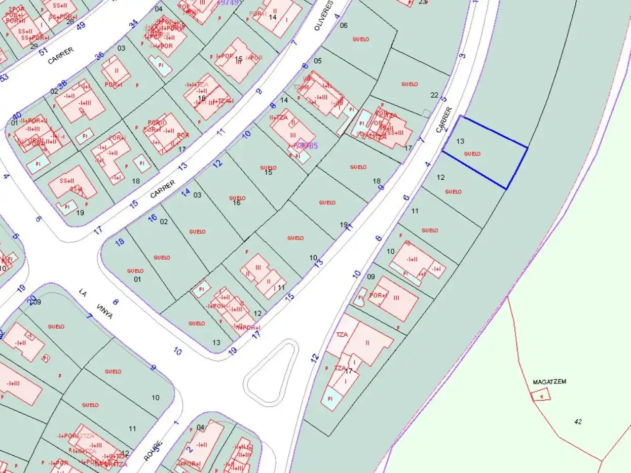Terreno residenziale in vendita a Carrer de l'Alzina 13