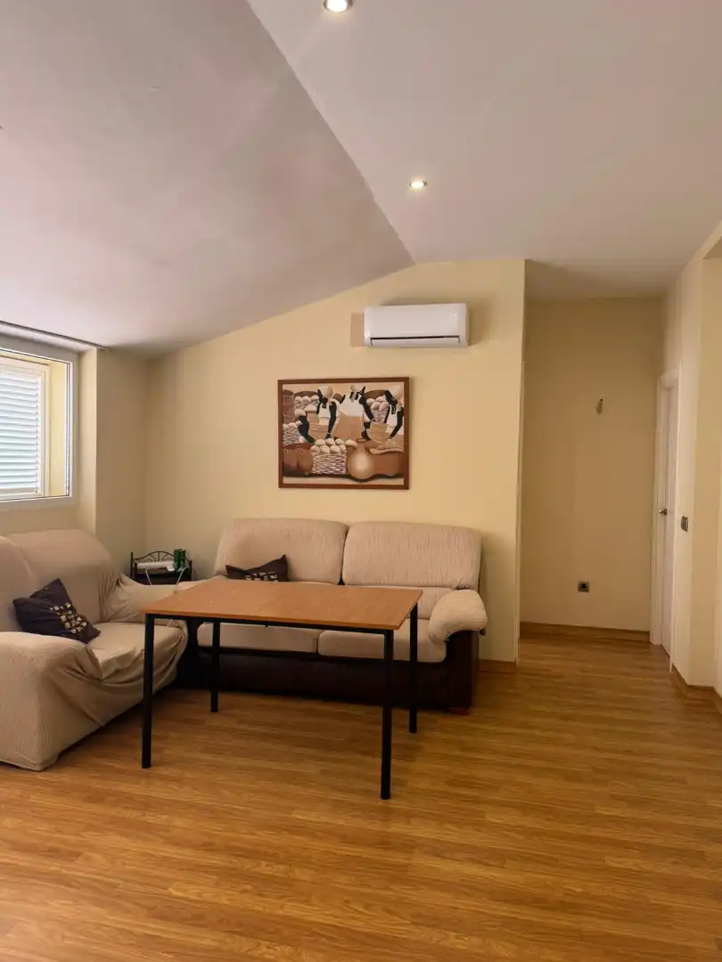 Living room of Attic for rent in Castuera  with Air Conditioner, Terrace and Furnished