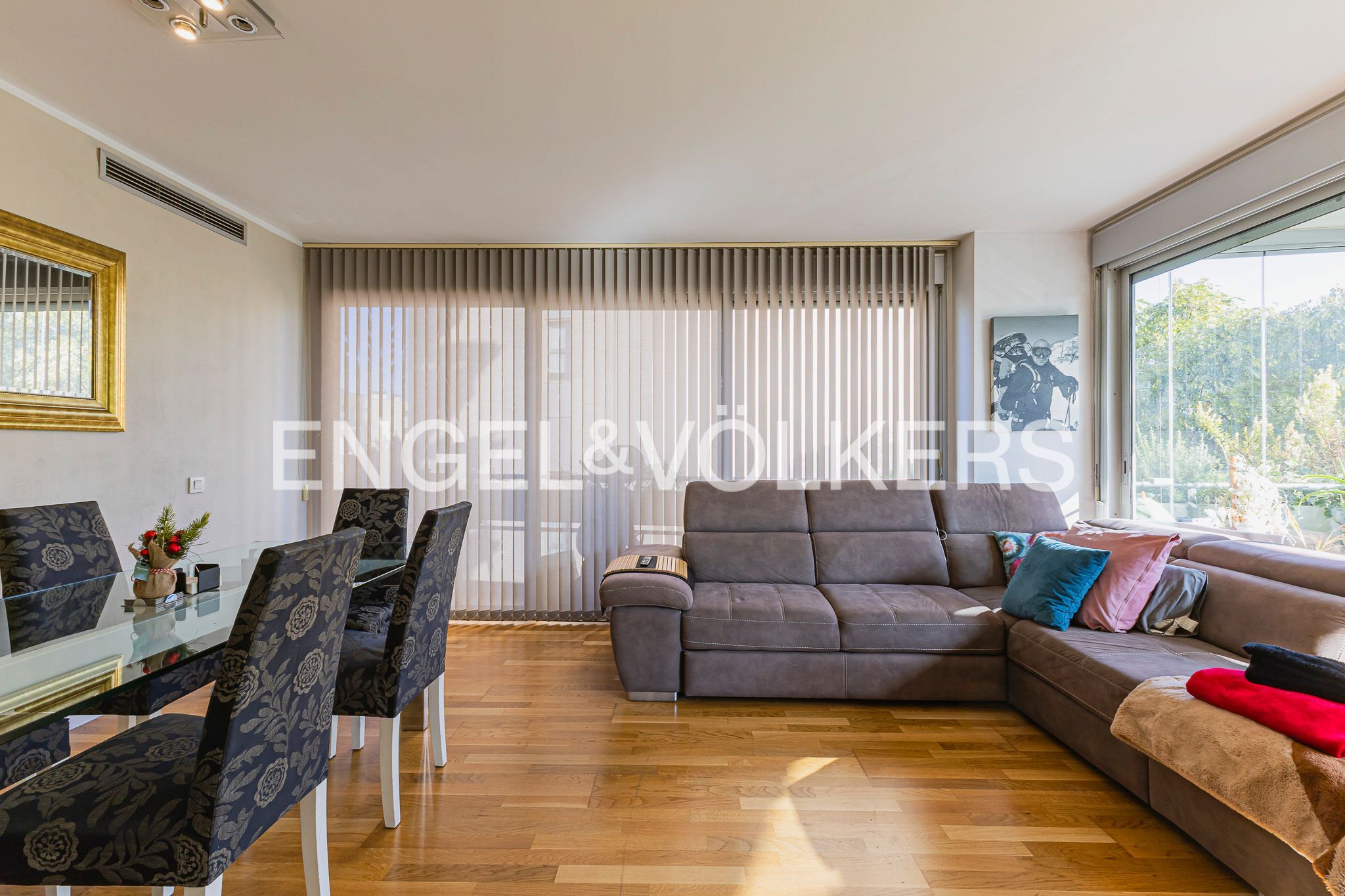 Sala de estar de Apartamento en venta en Sant Adrià de Besòs con Aire acondicionado, Calefacción y Parquet