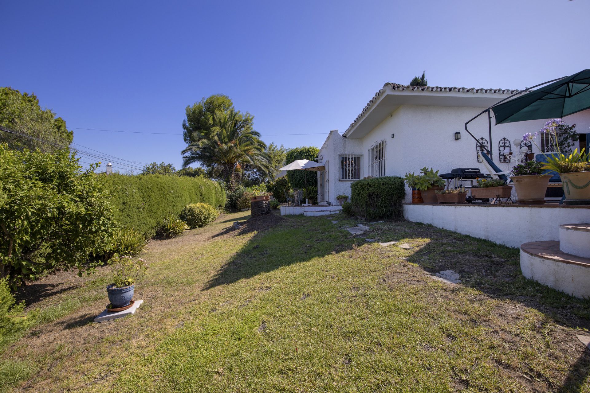 Jardín de Casa o chalet en venta en Marbella con Aire acondicionado, Jardín privado y Terraza