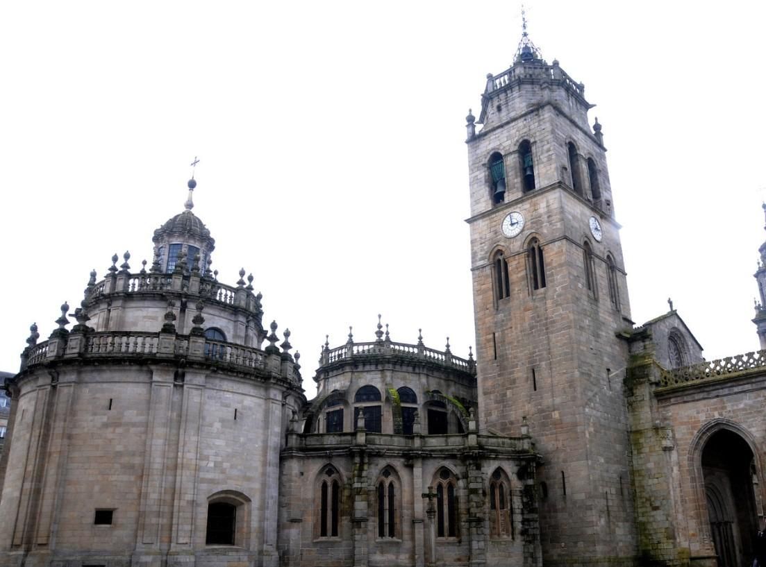 Vista exterior de Pis en venda en Lugo Capital amb Calefacció