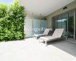 Terrace of Flat to rent in Sitges  with Air Conditioner, Heating and Private garden