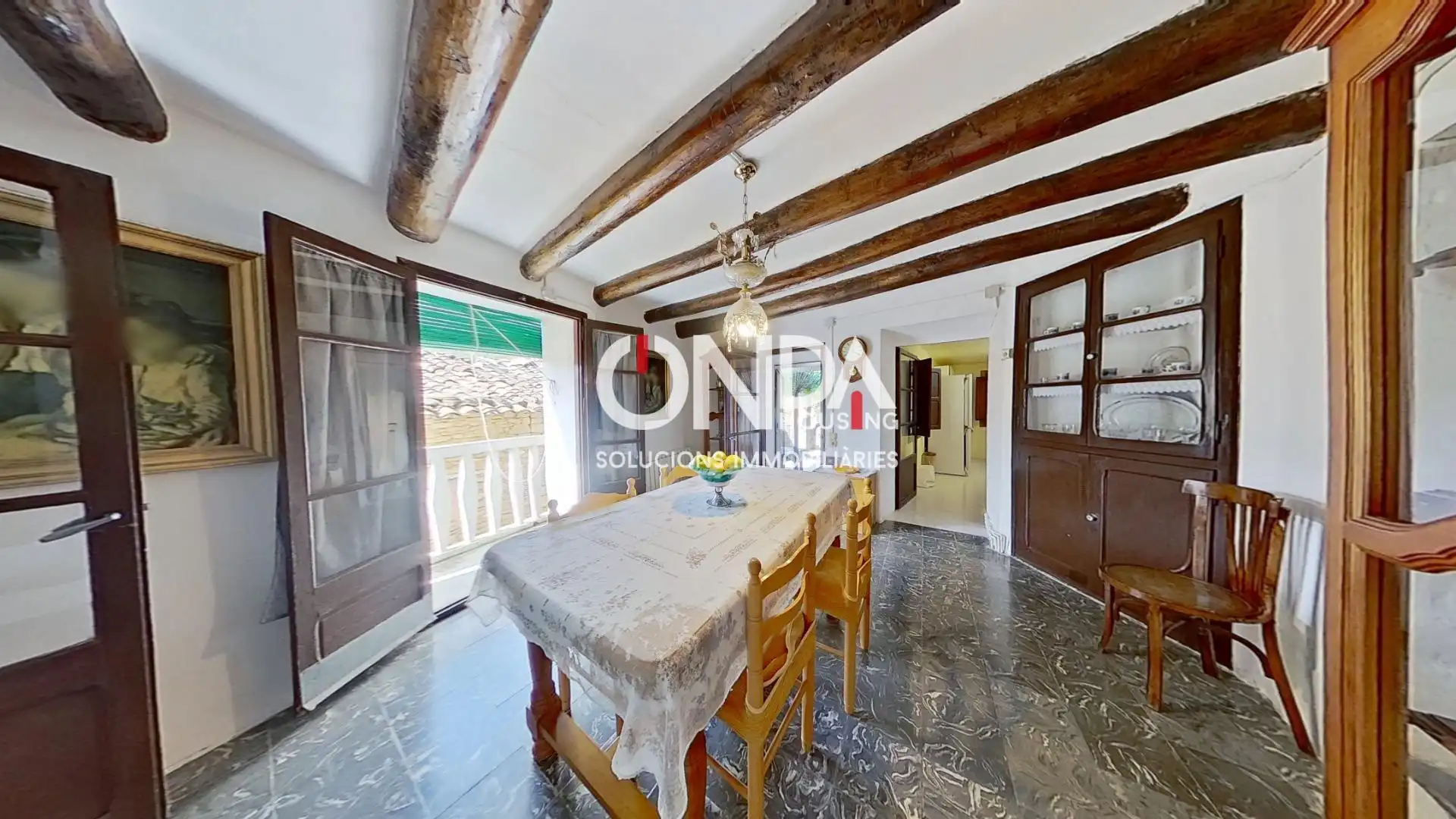 Dining room of Houses for sale in Àger  with Heating, Terrace and Storage room