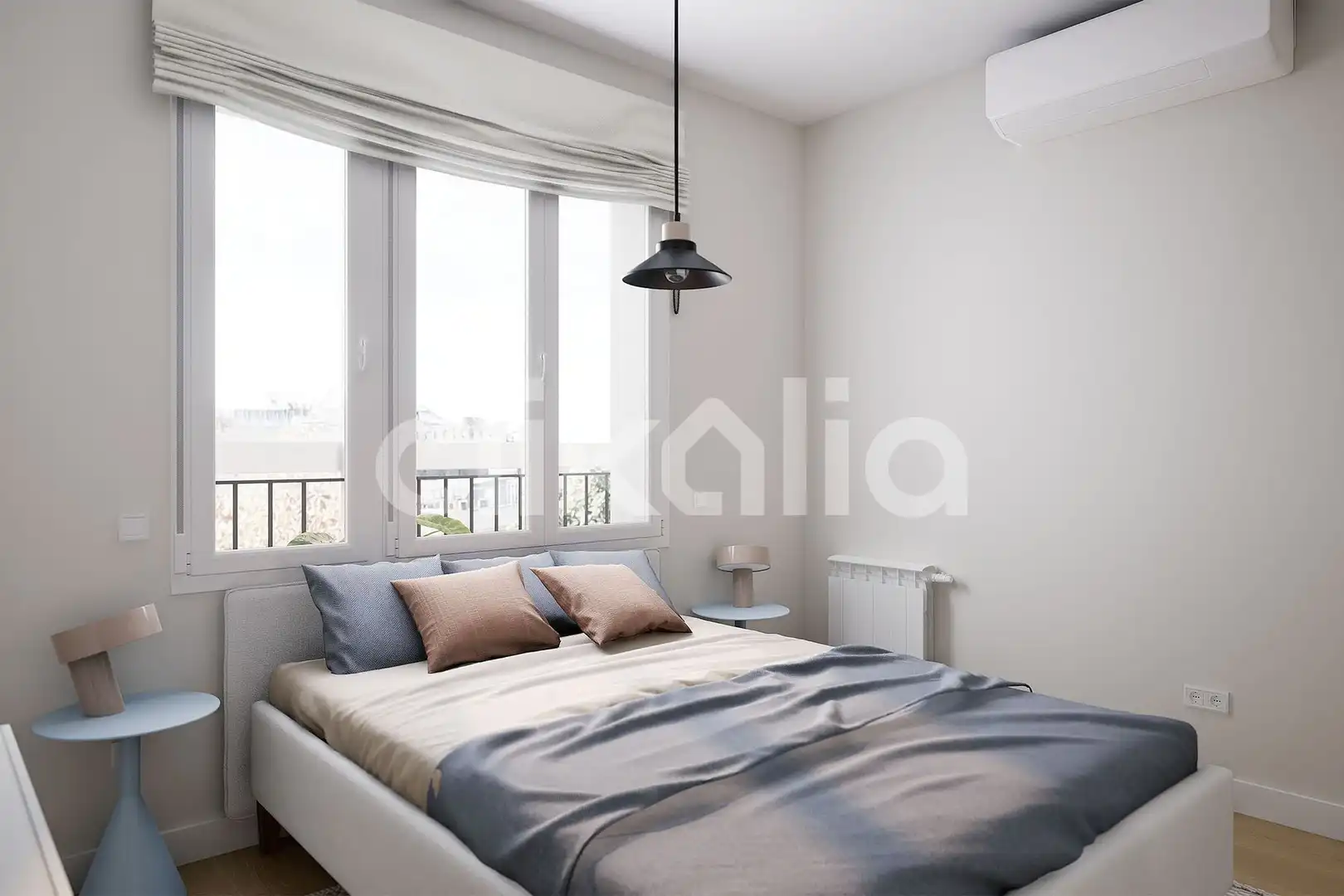 Bedroom of Flat for sale in Sevilla  with Air Conditioner and Terrace